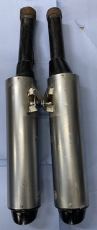 Auspuffanlage Satz Auspuffendt�pfe ZZR600D Original gebraucht..